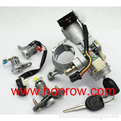 Mitsubishi full set lock (egintion lock,door lock, trunk lock)